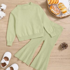 2-Piece Pullover & Pants Set for Baby Girls: Casual Cozy Style | Comfy Sweater Combo for Trendy Toddler Warmth