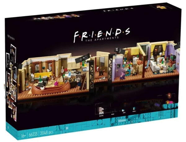 Friends TV Show Building Set: Central Perk & Apartments Model | Classic American Sitcom Block Kit for Adult Fans