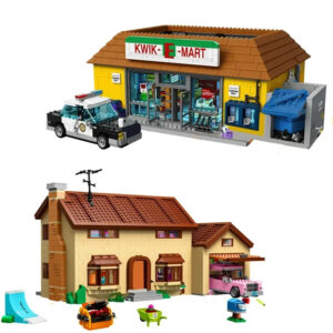 The Simpsons Kwik-E-Mart Building Set for Kid: 71016-Inspired Street View Model | Detailed Block Kit for TV Show Enthusiasts