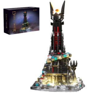 Lord's Dark Tower Building Set for Kids: Magic Castle Block Kit | LED-Lit Fantasy Model for Young Adventure Enthusiasts