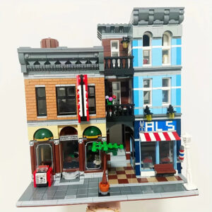 2262-Piece Detective's Office Building Set for Kids: Street View Model Kit | Detailed Block Toy for Young Mystery Enthusiasts