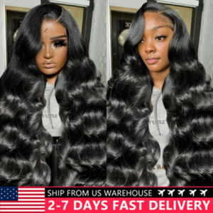 30-32 Inch Body Wave Glueless Wig for Women: Brazilian 13x6 Lace Front | Pre-Plucked 13x4 Human Hair for Long, Natural-Looking Glamour