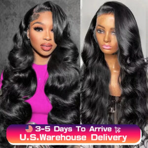 200% Density 30-40 Inch Body Wave Wig for Women: 13x6 HD Transparent Lace | Remy Human Hair with 13x4 Front for Ultra-Long, Natural Glamour