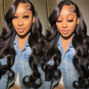 30 Inch Body Wave HD Lace Wig for Women: 13x6 Transparent Front | Pre-Plucked 13x4 Human Hair for Long, Natural-Looking Glamour